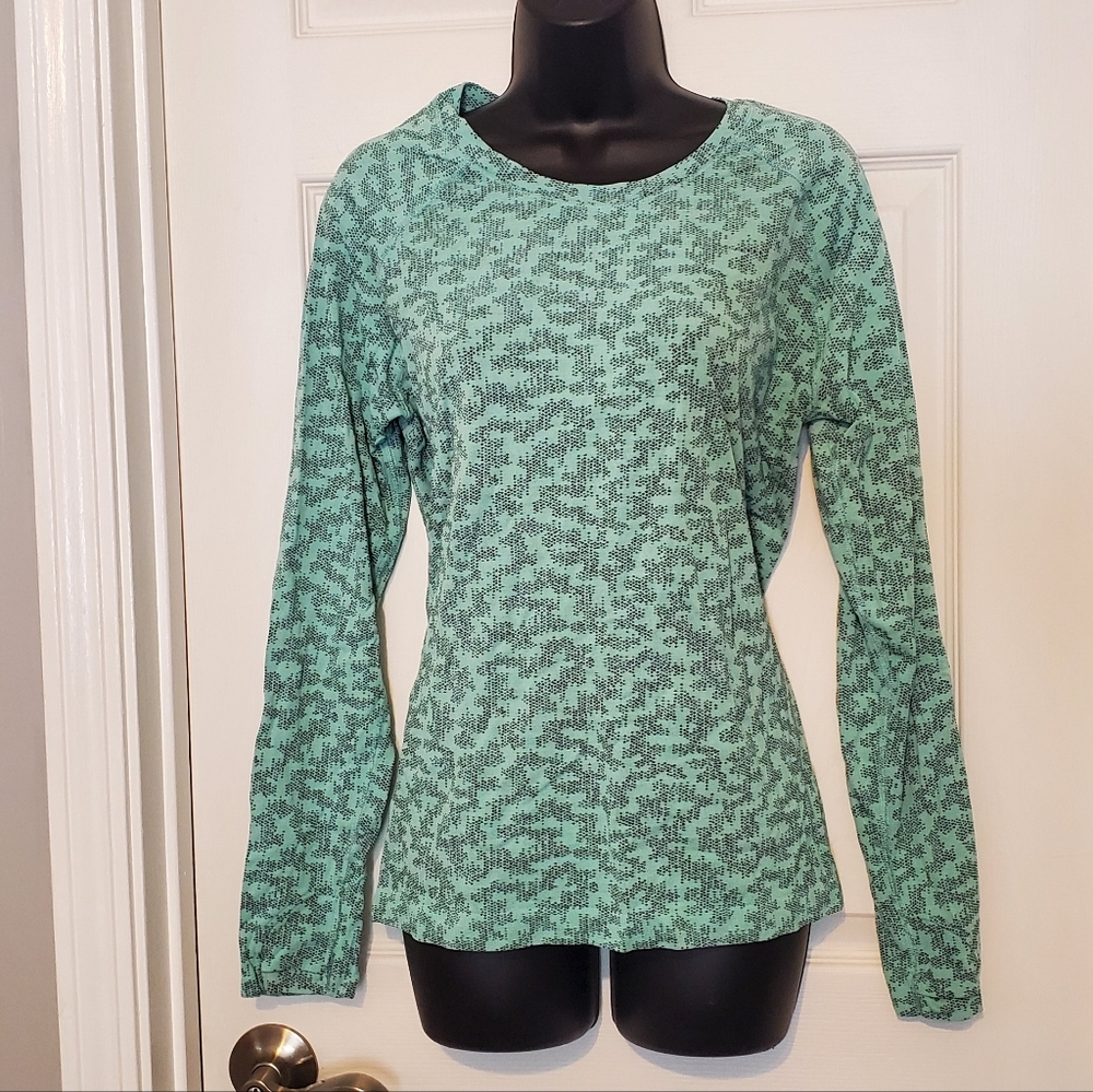 Women's Athleta Momentum Printed Top XL